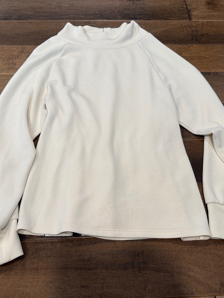 Varley Mock Neck Cinch Back Sweater